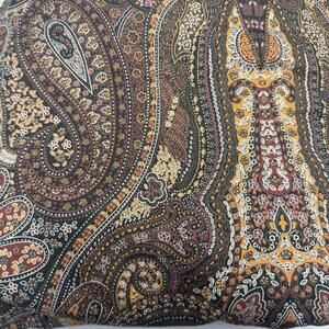 Cuddledown Paisley 100% Luxury Cotton KING Duvet Cover ~Made in ITALY~Brown/Rust